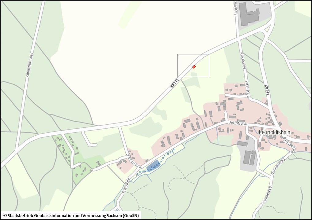 Königstein OT Leupoldishain - Neubau des Druckminderschates Leupoldishain 